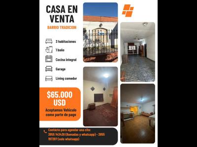 Casas Venta Santiago Del Estero En venta propiedad en Barrio Tradición