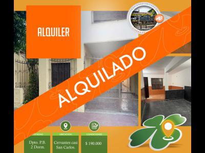 Departamentos Alquiler Santiago Del Estero Dpto. Plantya Baja 2 dorm. B. San Martin LB