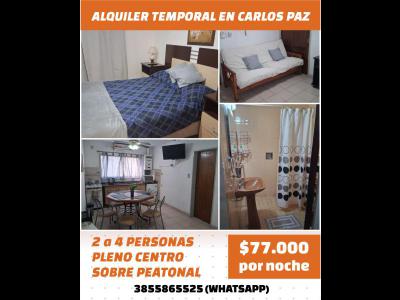 Temporada  ALQUILER TEMPORAL EN VILLA CARLOS PAZ